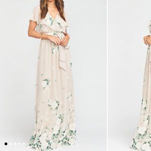 Show me your mumu Audrey maxi dress. Floral.